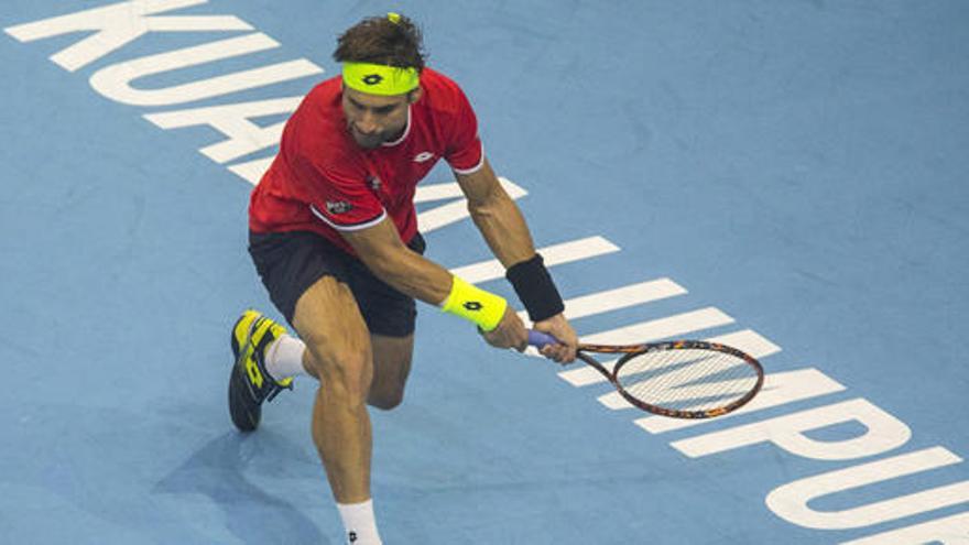 David Ferrer, finalista en Kuala Lumpur.