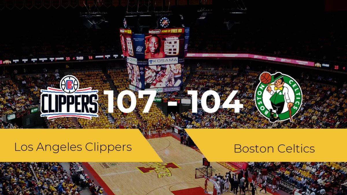 Victoria de Los Angeles Clippers ante Boston Celtics por 107-104