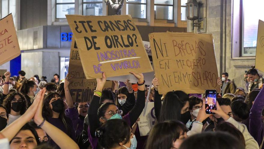 Imagen de una manifestación por el Día Internacional de la Mujer. | |