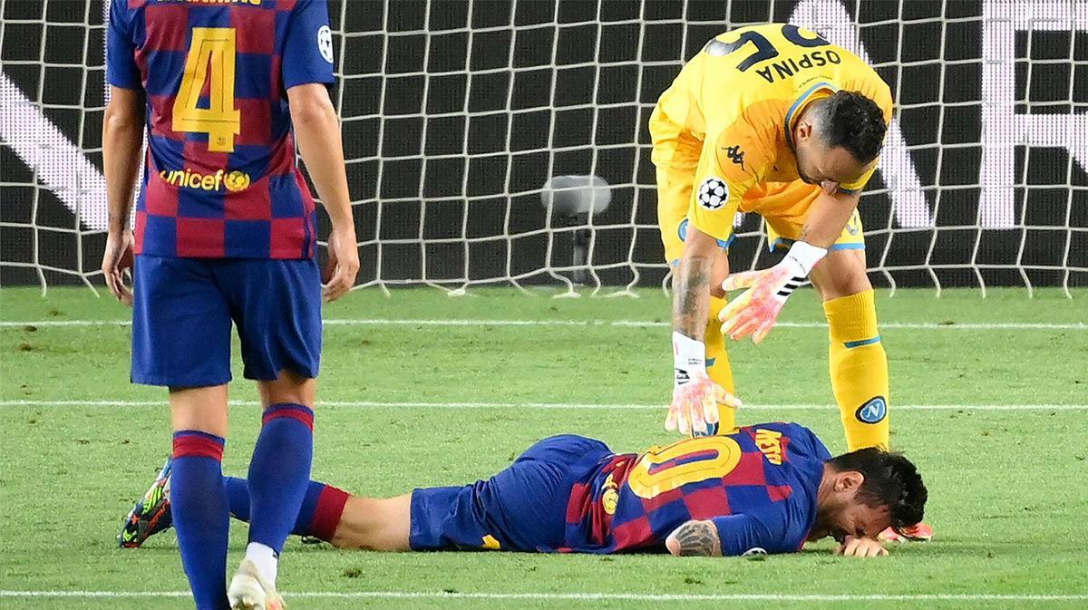 Messi dio el susto a los culés y Suárez sentenció el partido