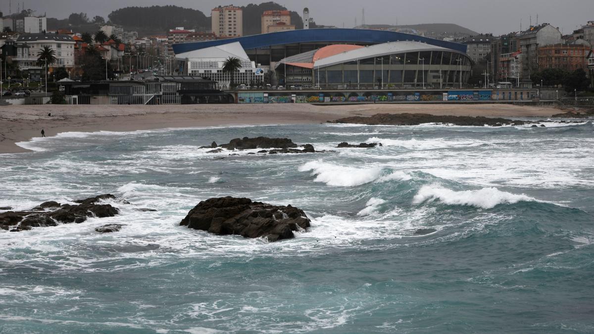 Oleaje en A Coruña