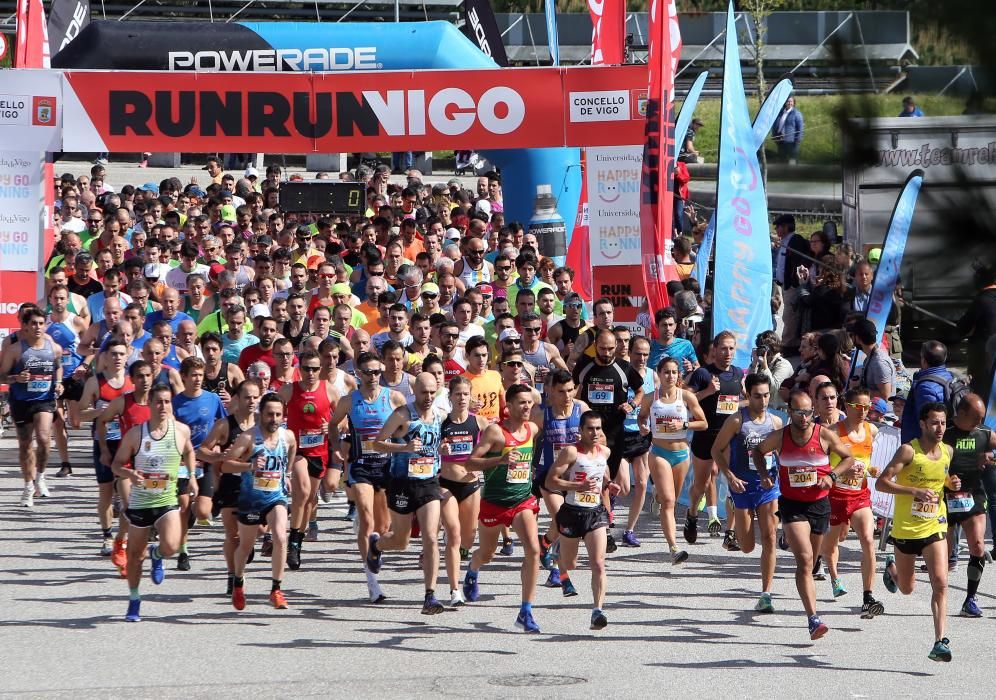 Los atletas alcanzan la excelencia en la carrera celebrada este sábado en el Cuvi.