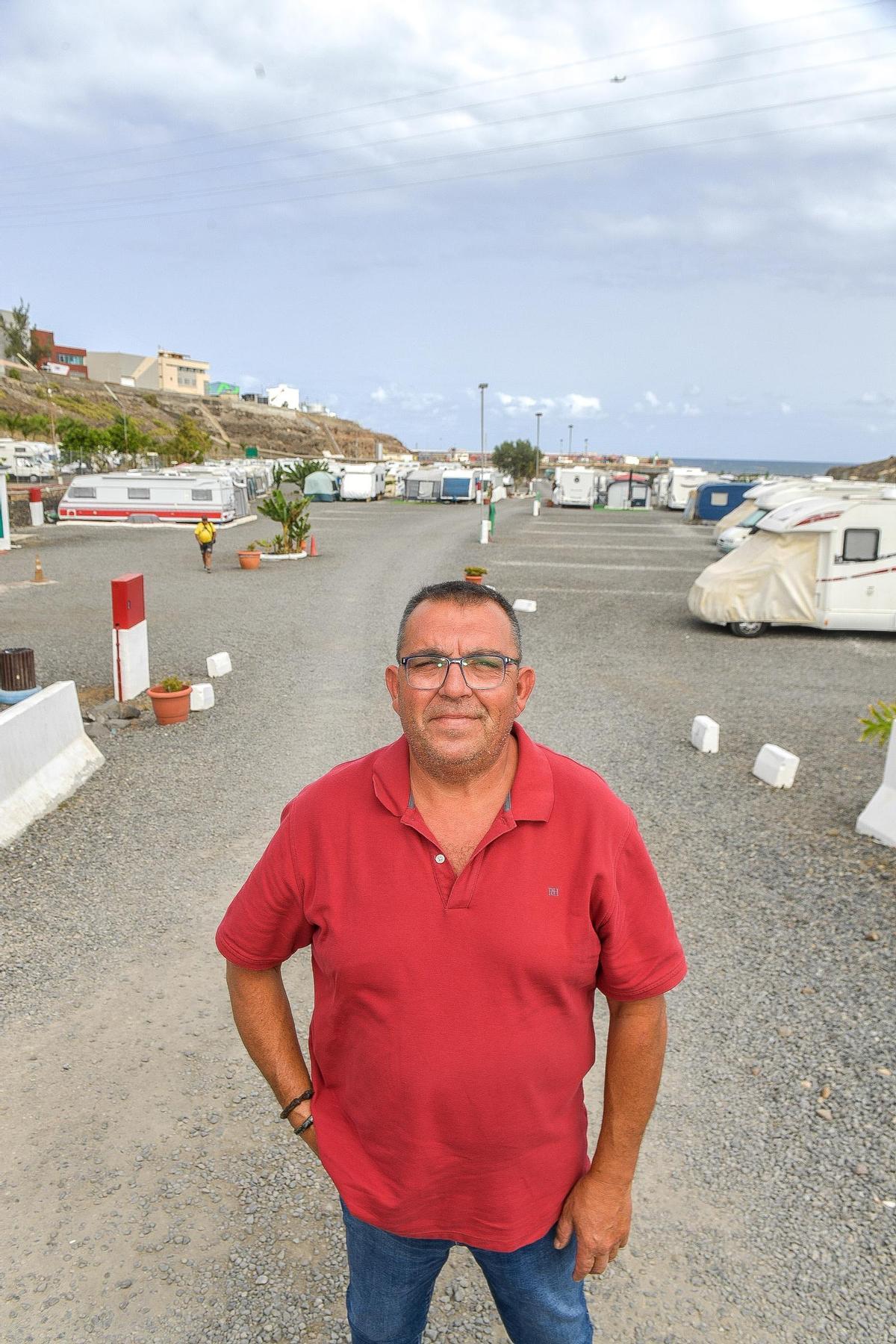 Juan Moya, presidente del Club de Camping y Caravaning de Gran Canaria.