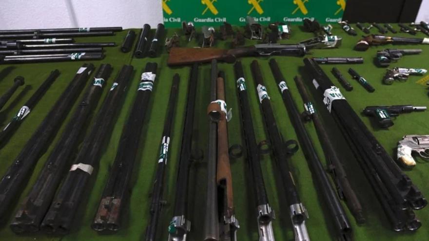 Destapado el mayor taller ilegal de armas de fuego en Las Palmas