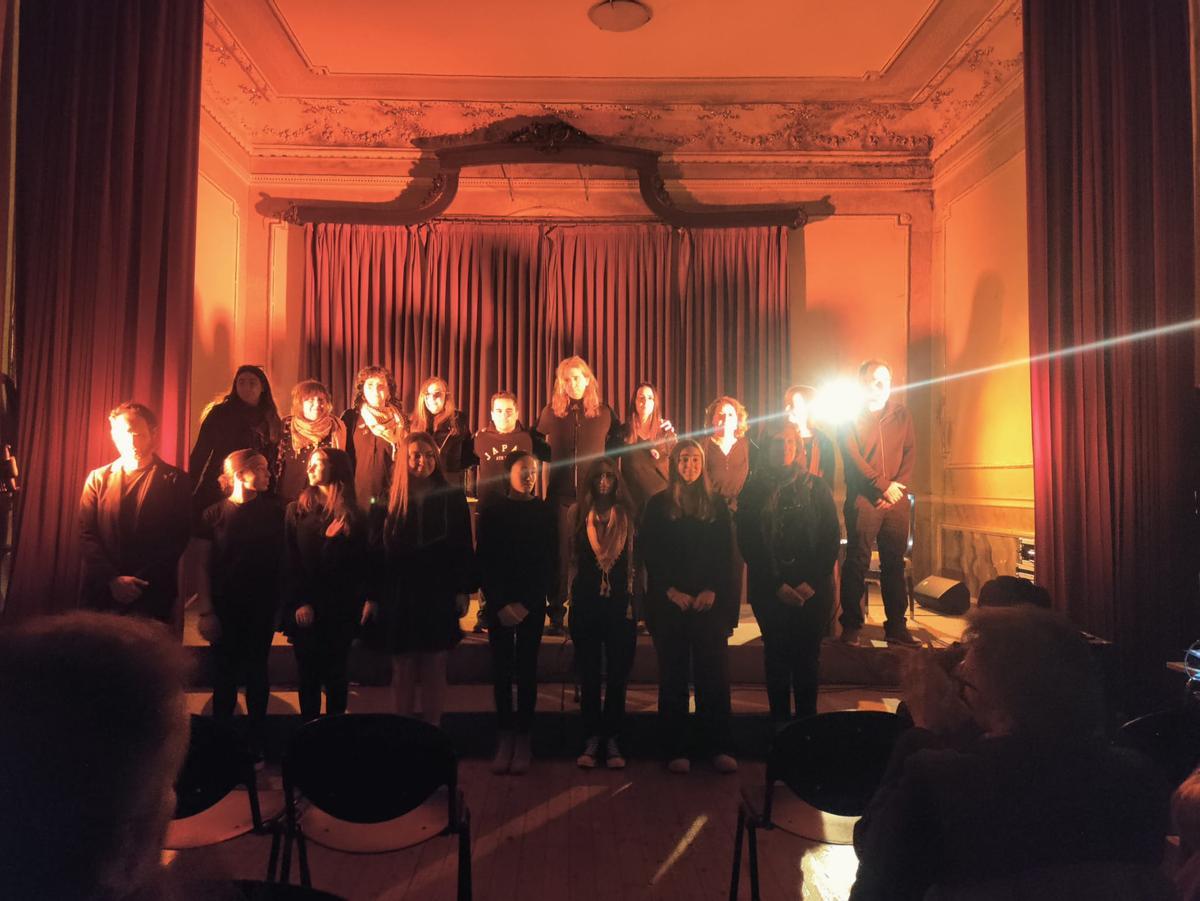 Un momento de la actuación.