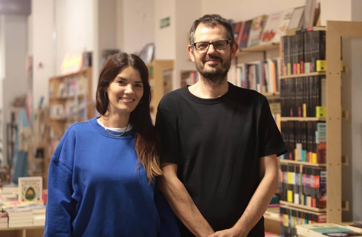 Estela y Jaime, de la librería Bangarang.