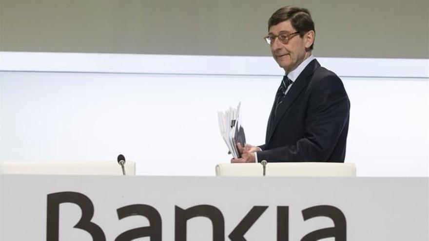 Bankia ganó el 54% menos hasta marzo