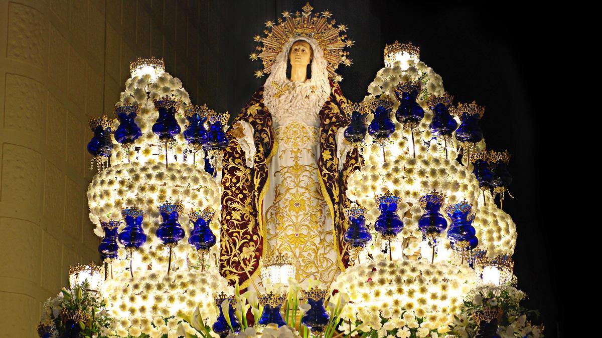 La Virgen del Primer Dolor, que procesionará el próximo Lunes de Pascua.