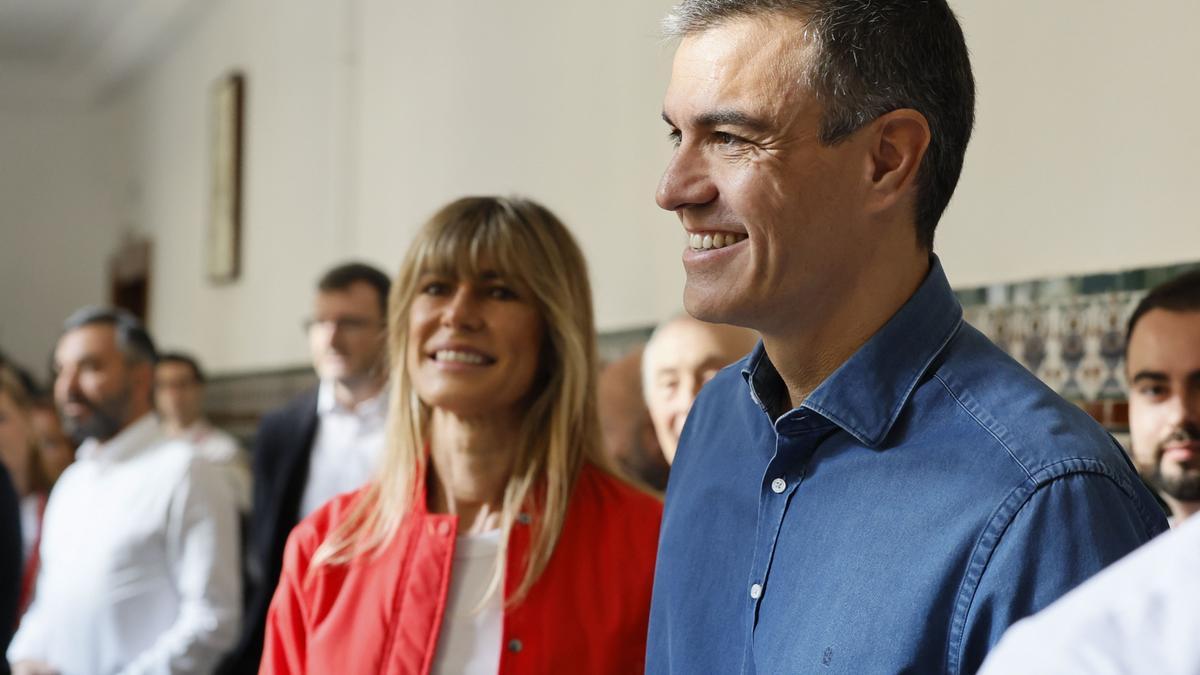 Pedro Sánchez y Begoña Gómez.