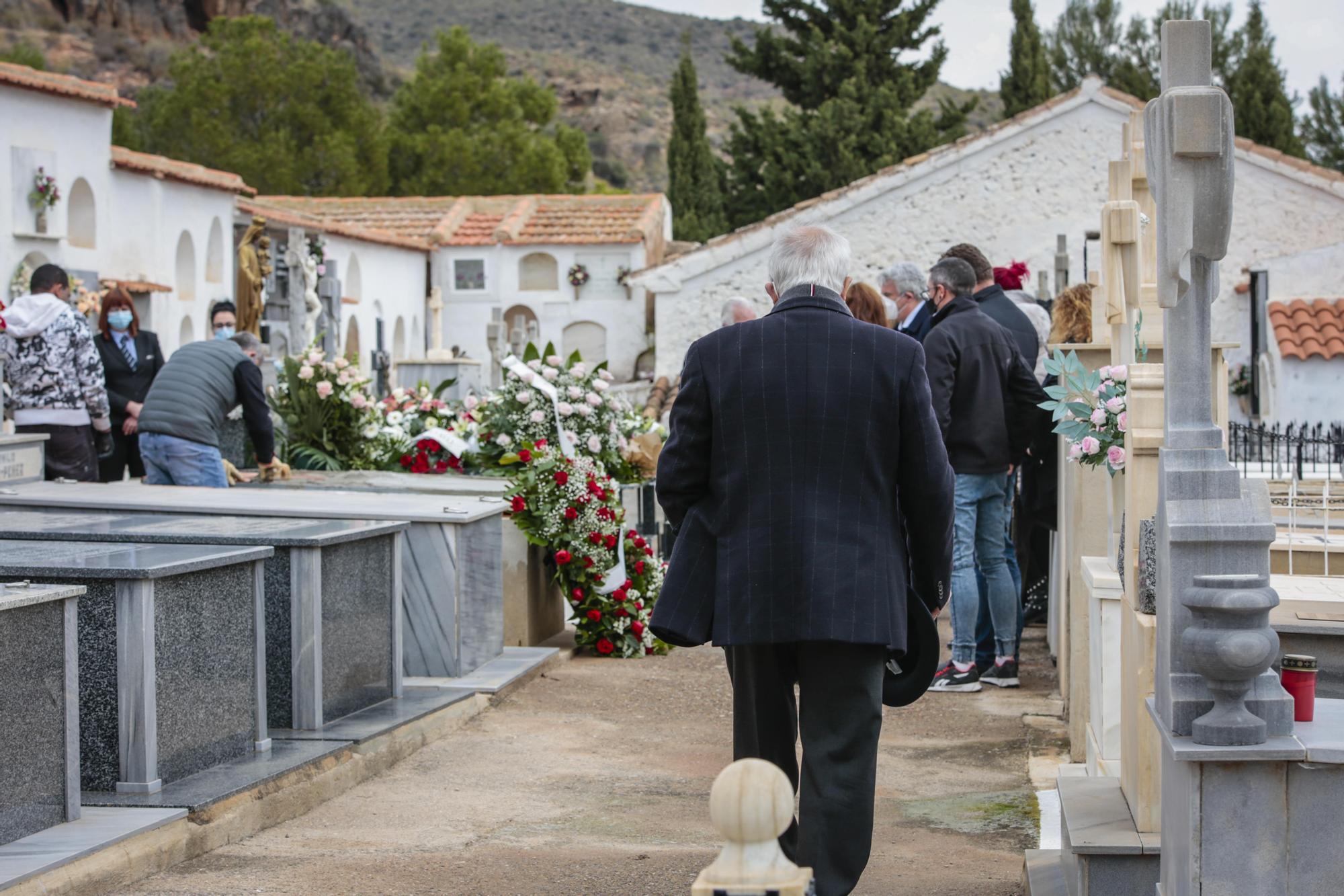 Funeral de Margarita Lozano: Lorca despide a la actriz