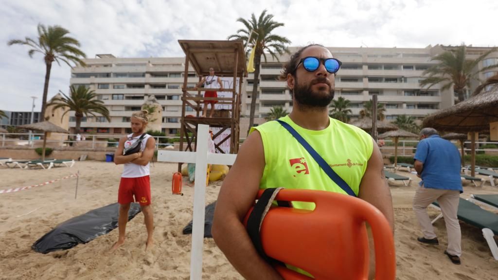 Huelga de socorristas en las playas de Palma