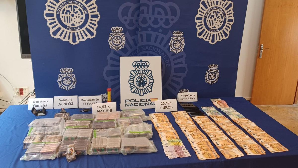 Sustancias y objetos requisados por la Policía