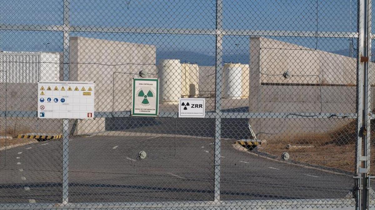Almacén de residuos de la central nuclear de Almaraz.