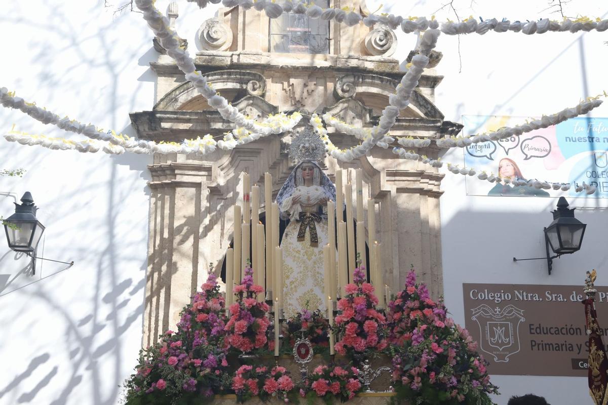 Procesión escolar de La Piedad.