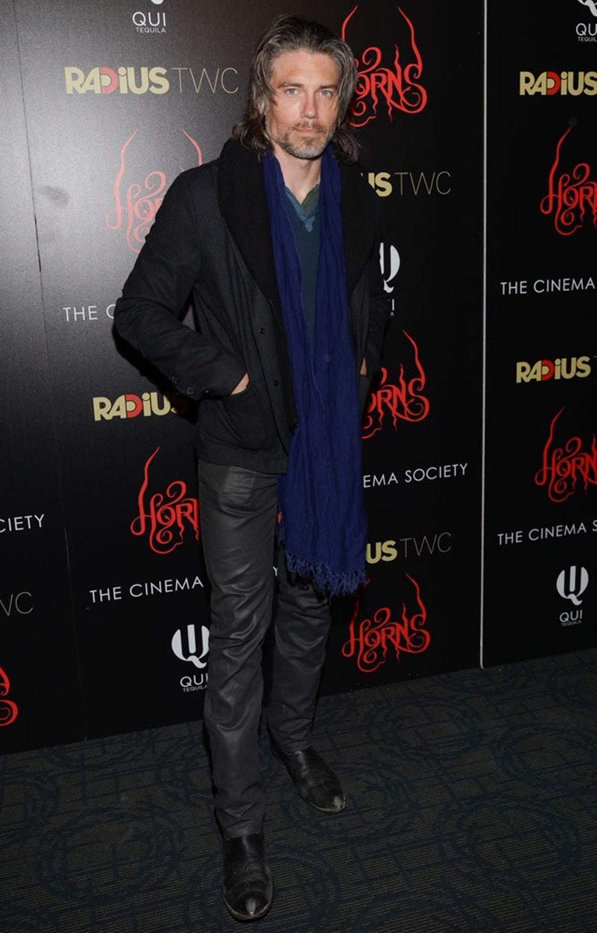 Anson Mount, en el estreno de 'Horns' en Nueva York