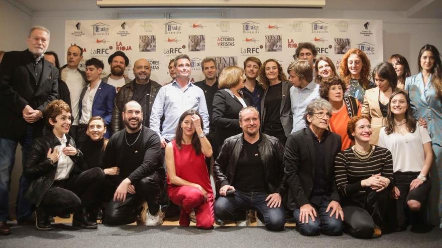 La organización de los premios reúne a los nominados antes de la gala.