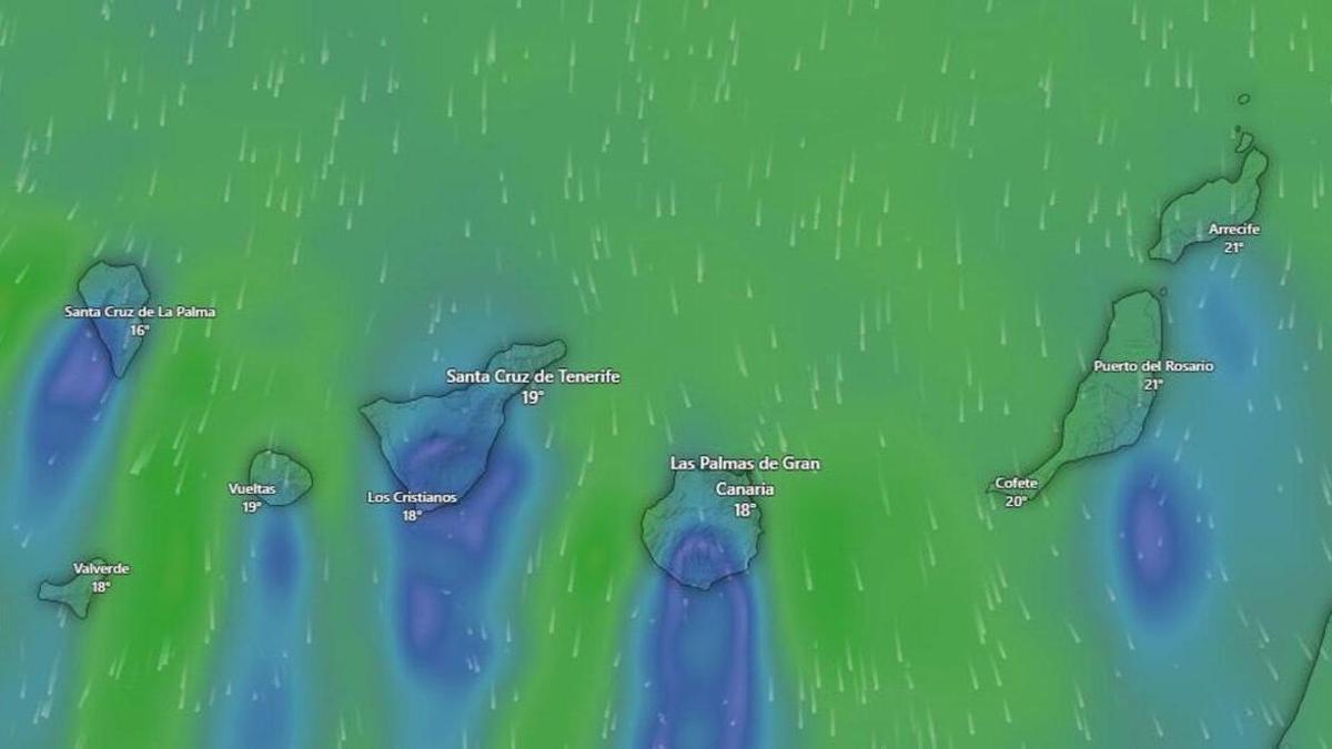Tiempo en Canarias del 25 de abril al 1 de mayo de 2026