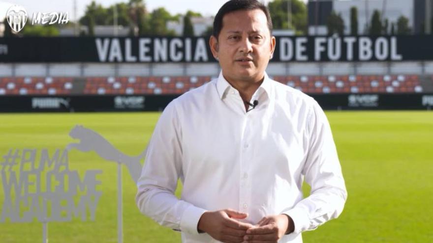 Discurso del presidente del Valencia CF en la Puma Welcome Academy