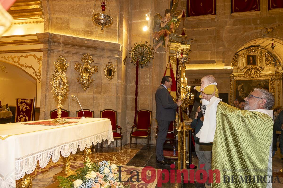 Presentación a la Vera Cruz de Caravaca de los niños nacidos en 2023