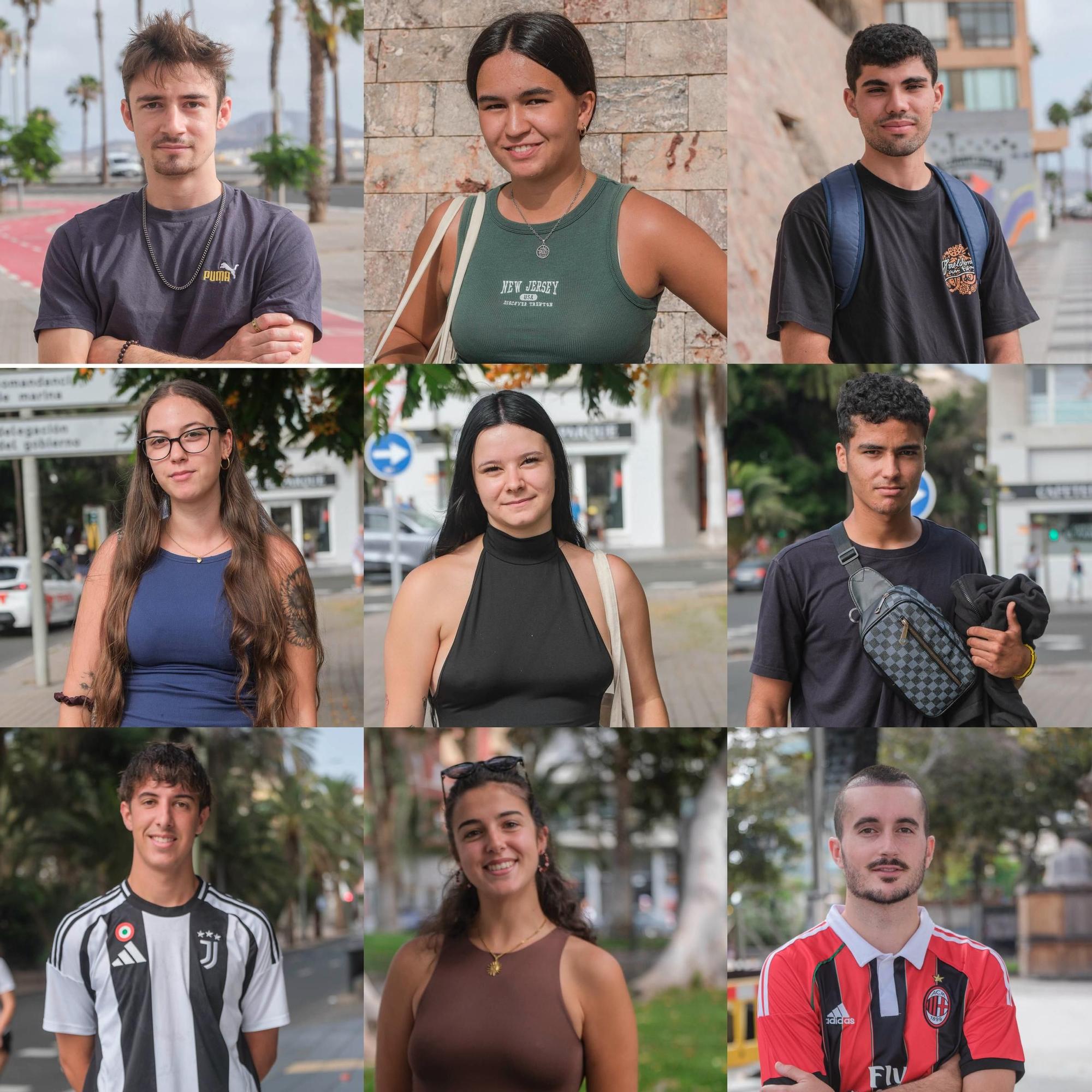 Jóvenes encuestados sobre la Guerra Civil Española en Las Palmas de Gran Canarias