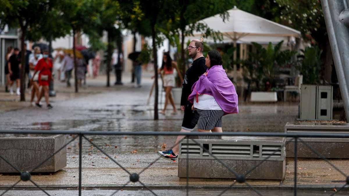 Imágenes de la lluvia torrencial en Ibiza y Formentera