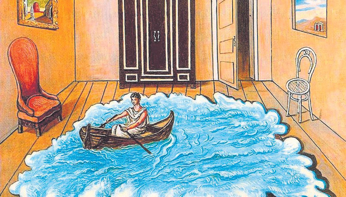 La obra de Giorgio de Chirico 'El regreso de Ulises'.