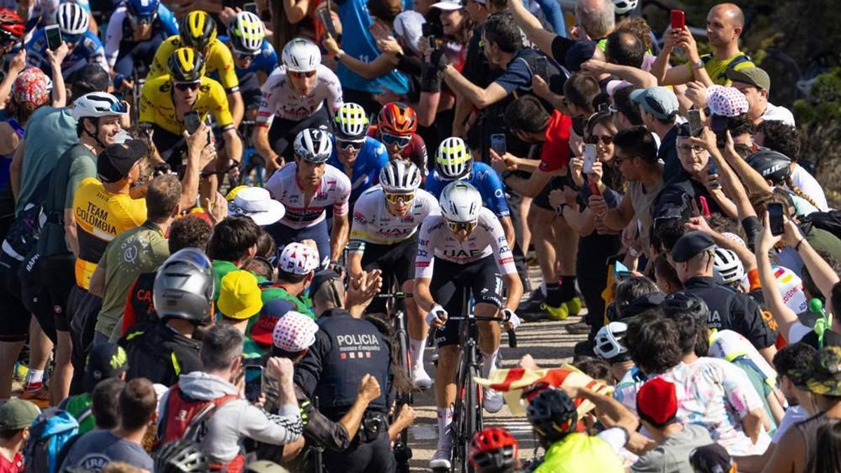 El alto de Pradell, el año pasado, en el estreno con la Volta.