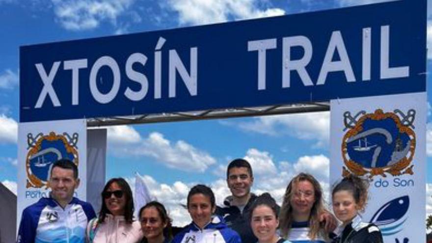 Lluvia de medallas del Galaico en Portosín y en Fuciño do Porco