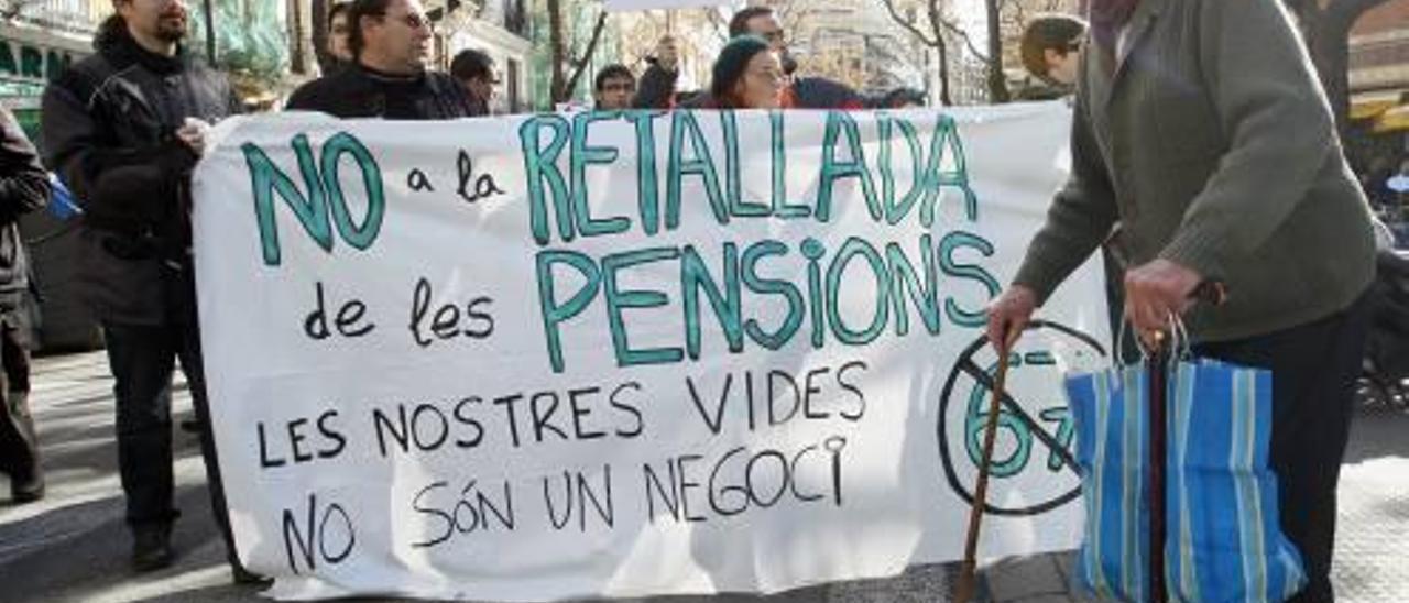 La crisis zarandea a las pensiones