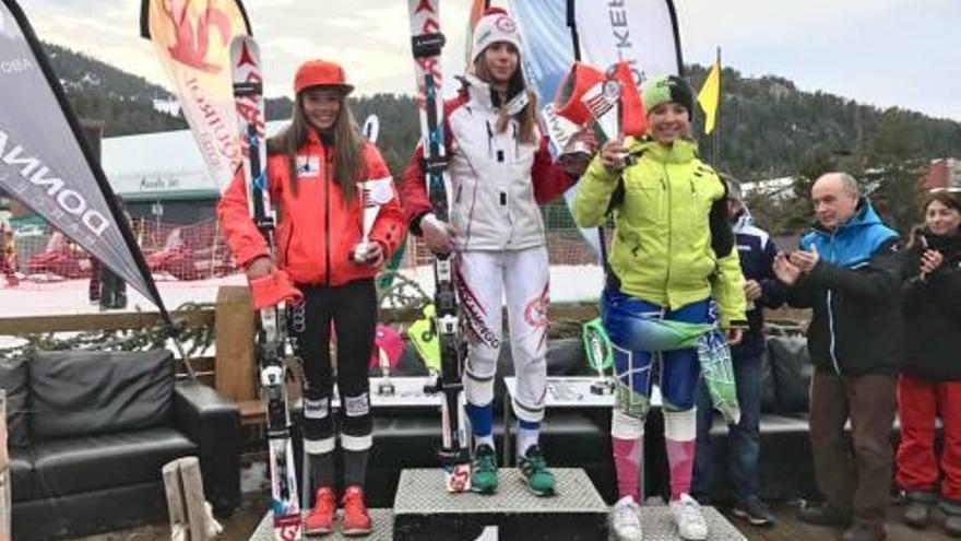 Arianna Vilar va brillar a Masella el cap de setmana passat.