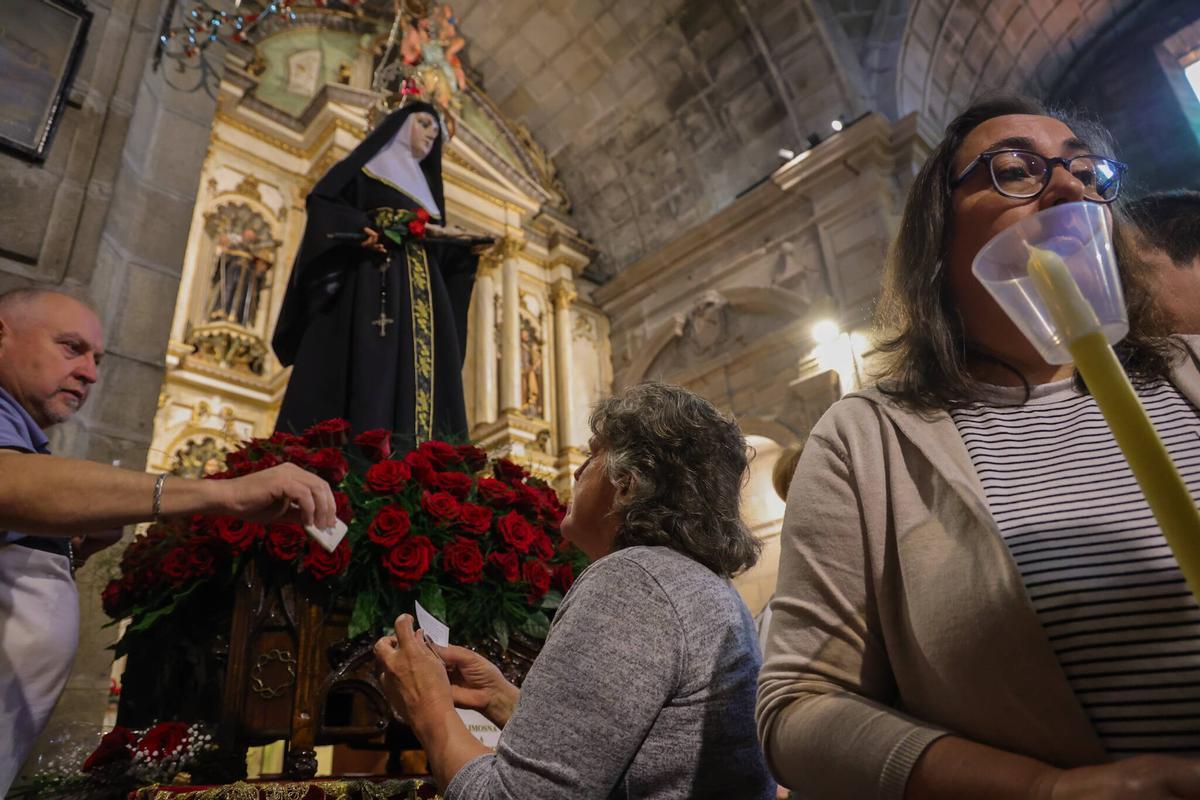 Santa Rita genera imágenes de absoluto fervor