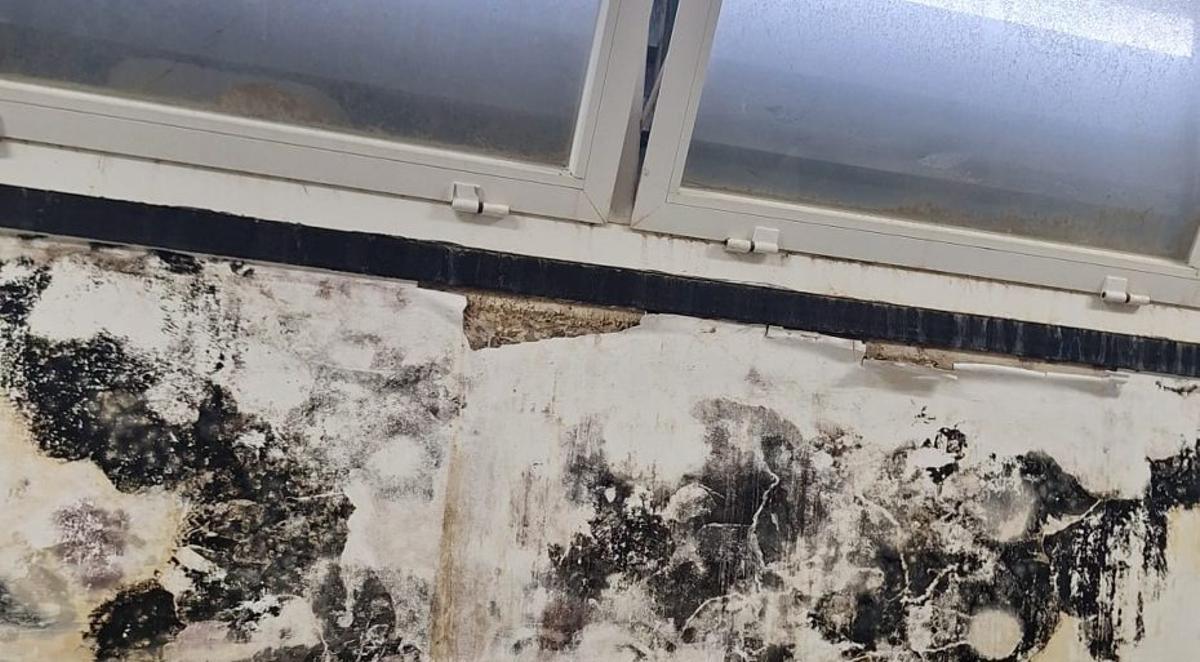 Deficiencias en las instalaciones de este campo de fútbol de Marratxí.