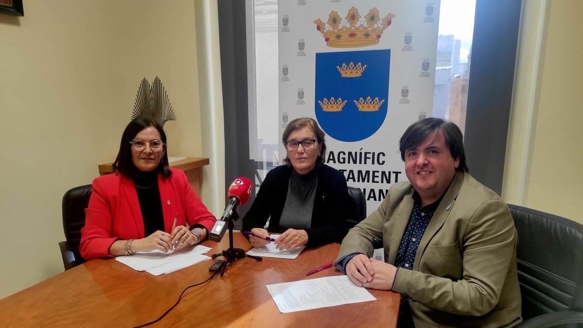 Cristina Rius, Maria Josep Safont y Vicent Granel presentaron las líneas generales de las cuentas de 2023