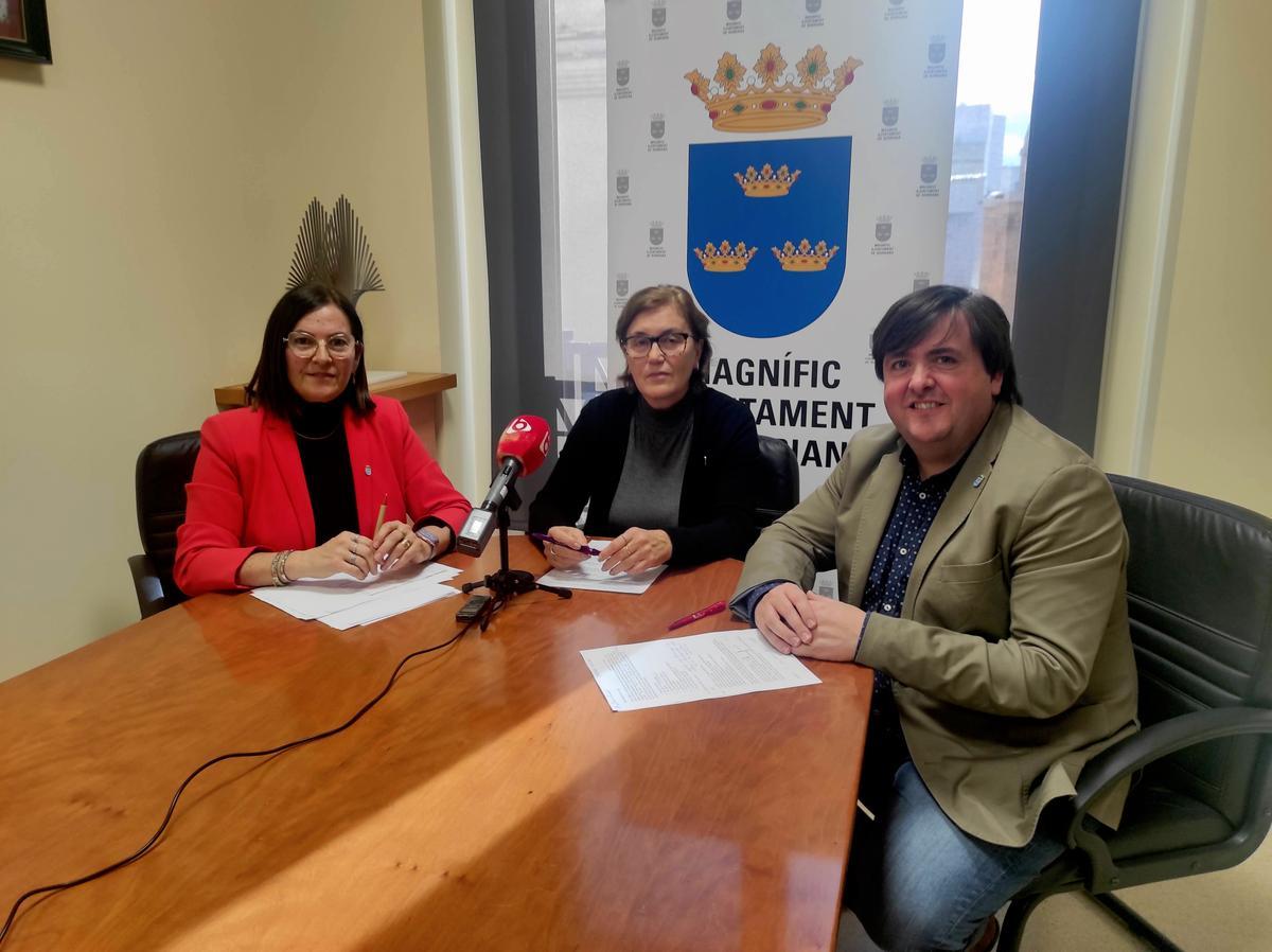 Cristina Rius, Maria Josep Safont y Vicent Granel presentaron las líneas generales de las cuentas de 2023