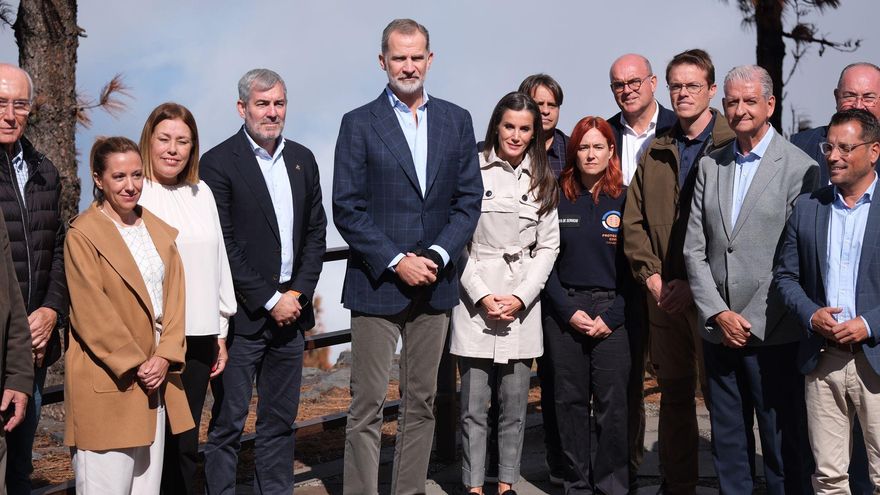 KINGS FIRE OF TENERIFE |  The Kings look at Chipeque to learn about the effects of the Tenerife fire