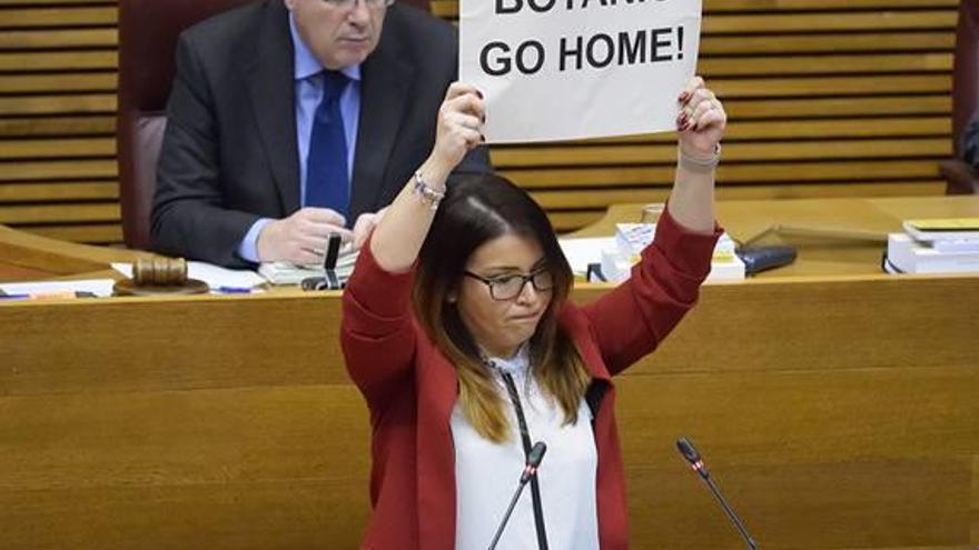 La síndica de Ciudadanos, Mari Carmen Sánchez, ayer.