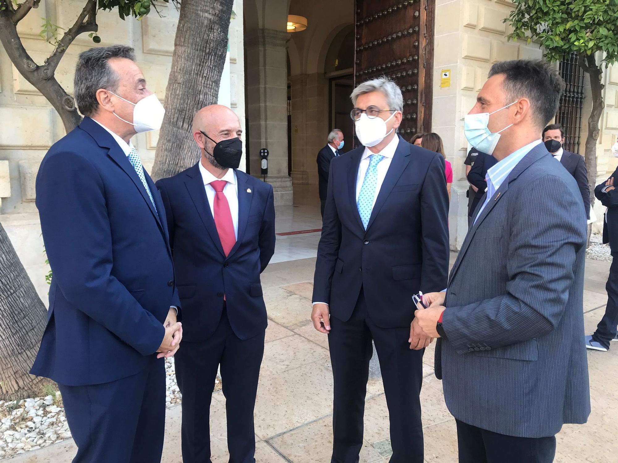 Toma de posesión del nuevo subdelegado del Gobierno en Málaga, Javier Salas