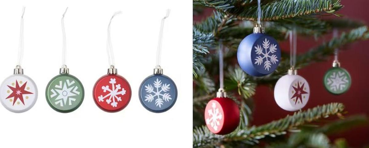 Bolas de Navidad Ikea para el árbol