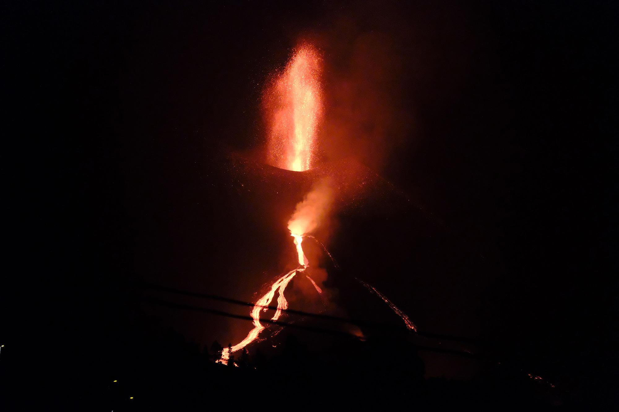 Estado de la erupción del volcán de La Palma (17/10/21)