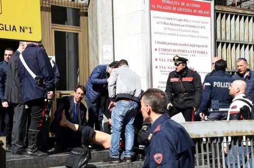 Tiroteo en el Palacio de Justicia de Milán