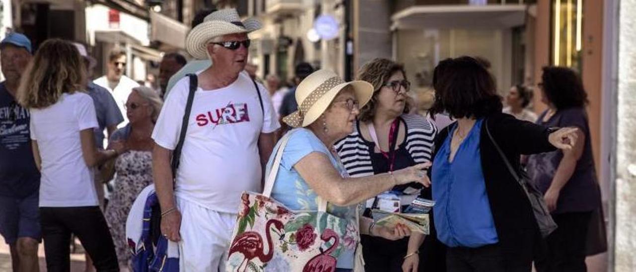 La afluencia de turistas a la isla, y en Palma en particular,  es ya notoria.