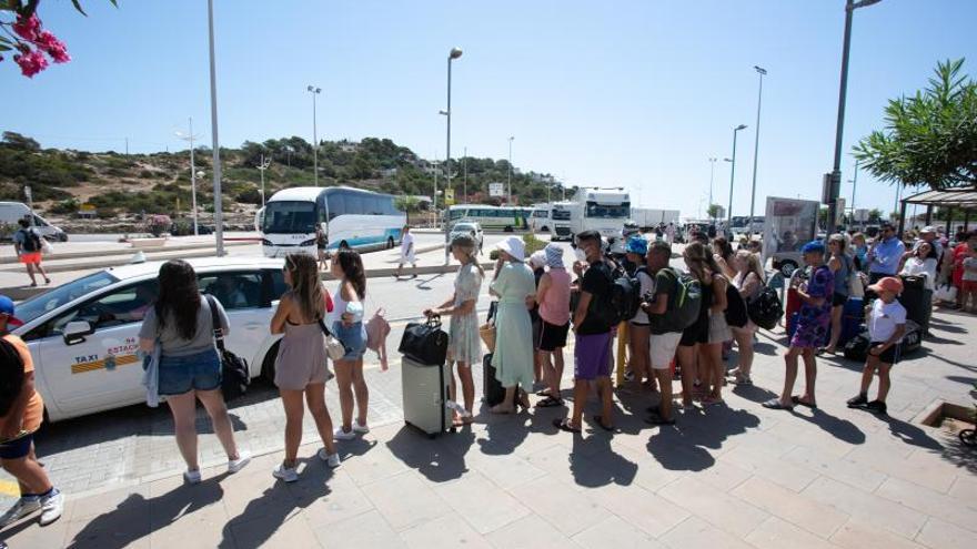 El estudio de movilidad del puerto de Ibiza prevé una saturación «inadmisible» puntual del acceso a es Botafoc