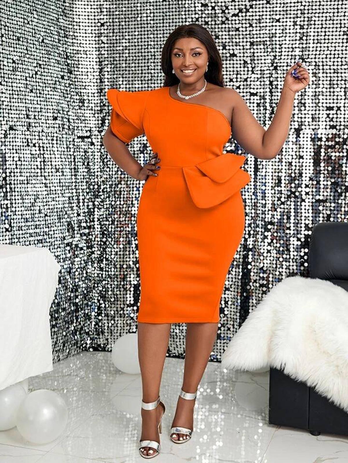 Vestido de invitada de Shein