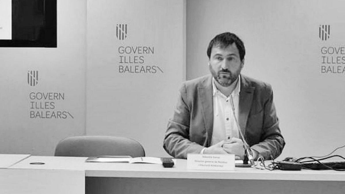 Sebastià Sansó, director general de Residuos y Educación Ambiental del Govern balear. | CAIB