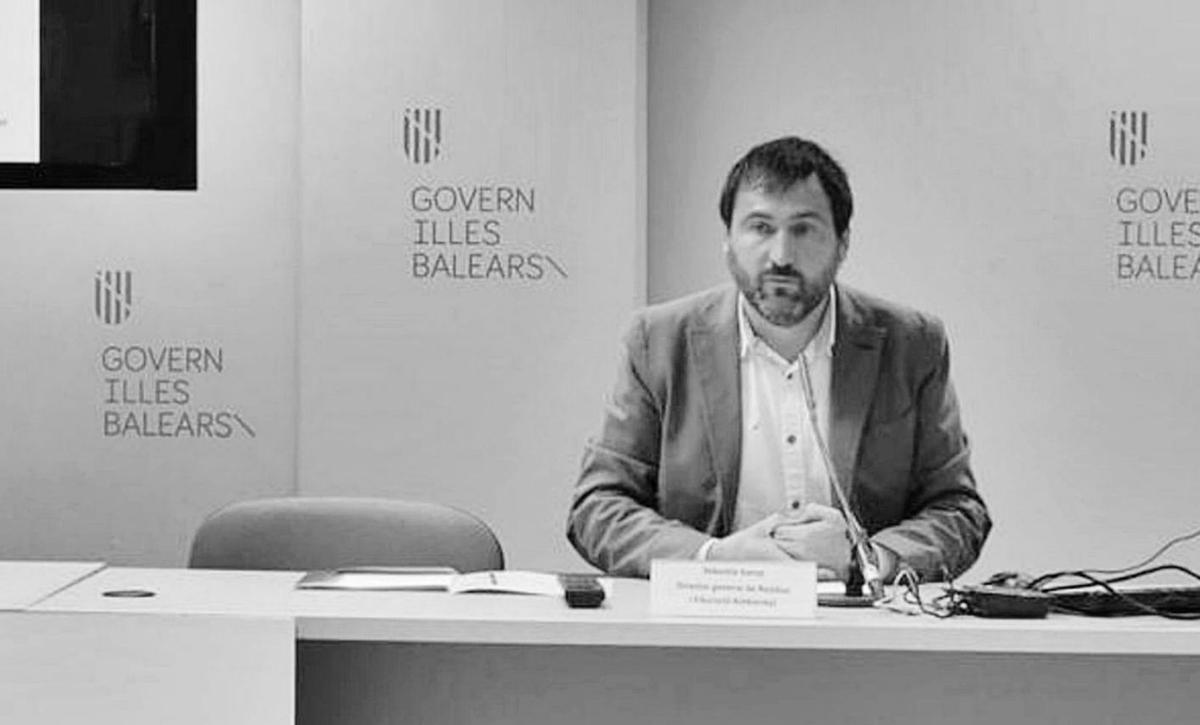 Sebastià Sansó, director general de Residuos y Educación Ambiental del Govern balear. | CAIB