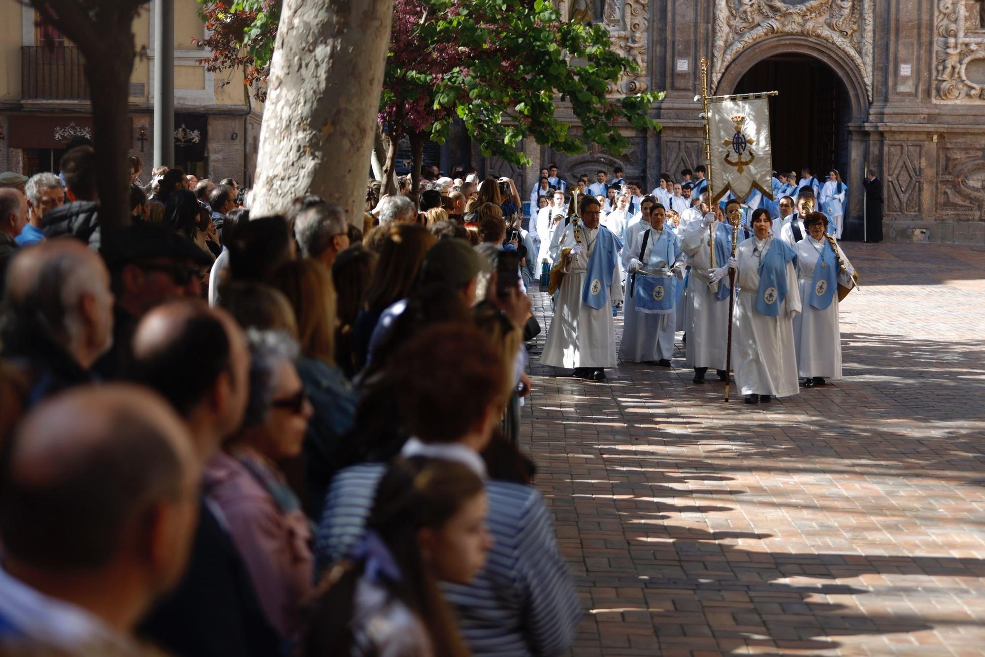 En imágenes | Procesión del Domingo de Resurrección en Zaragoza