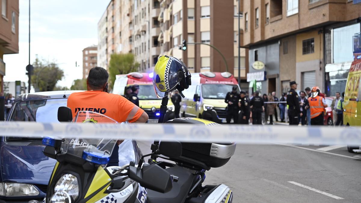 Las imágenes del incendio en un edificio de Castelló
