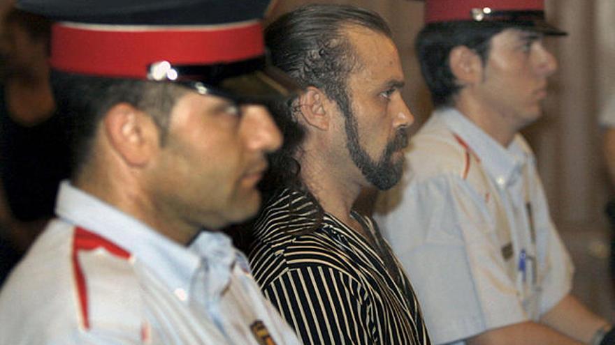 Barcelona. El acusado del doble crimen, durante el juicio.