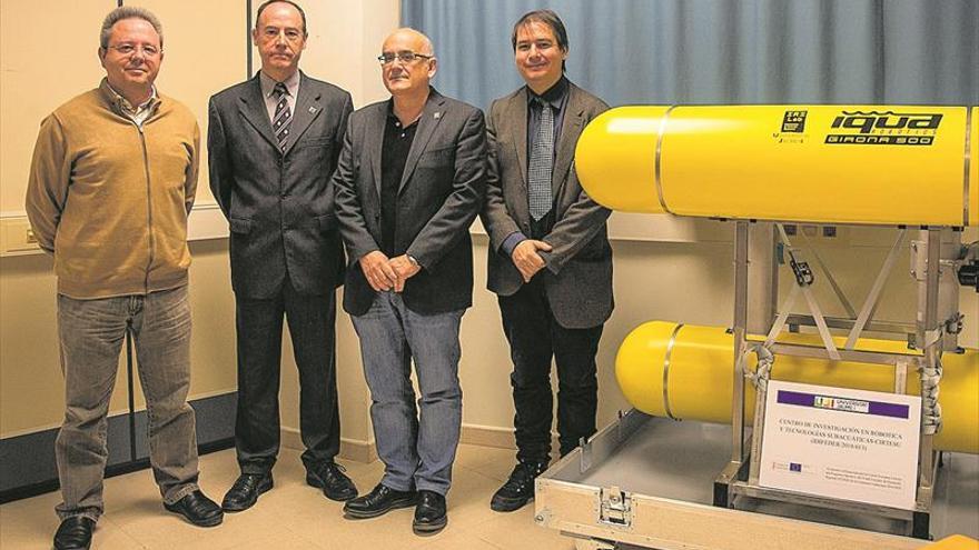 Un robot submarino &#039;made in UJI&#039; para salvamento y arqueología