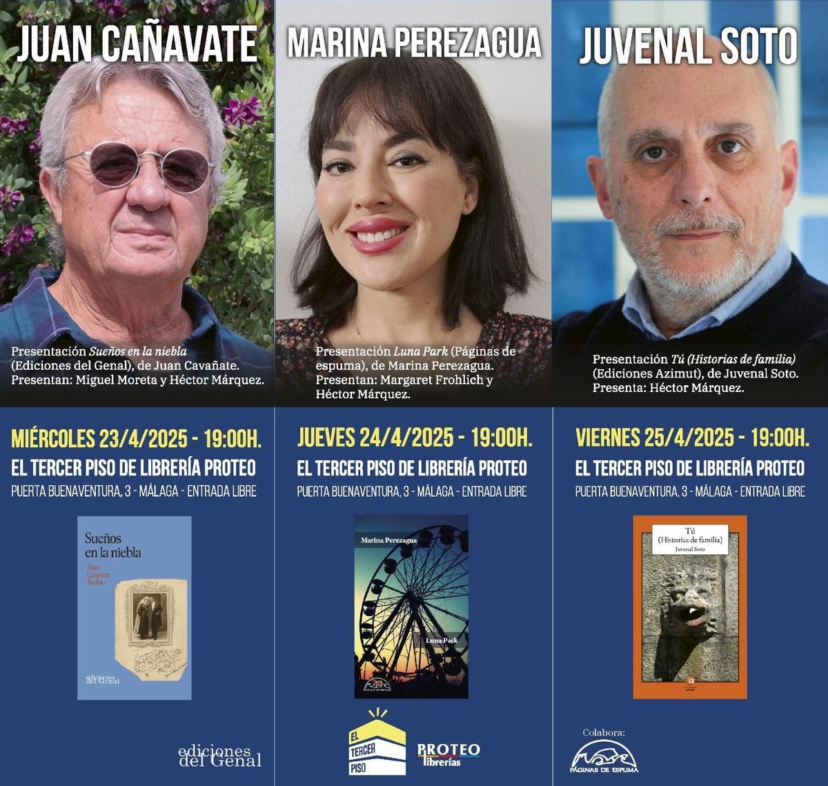 Presentaciones de El Tercer Piso, en la Librería Proteo.